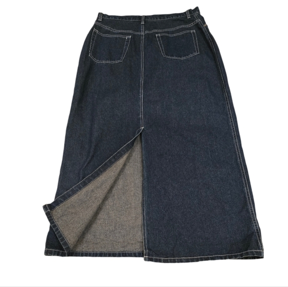 NWT Vintage Long Jeans Skirt. Size 8-10/ Size tag says 14 - Picture 7 of 8